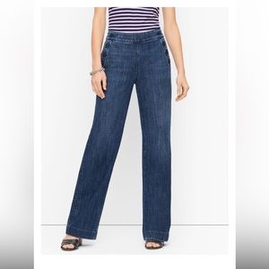 Talbots sailor denim flare pants ⚓️💙